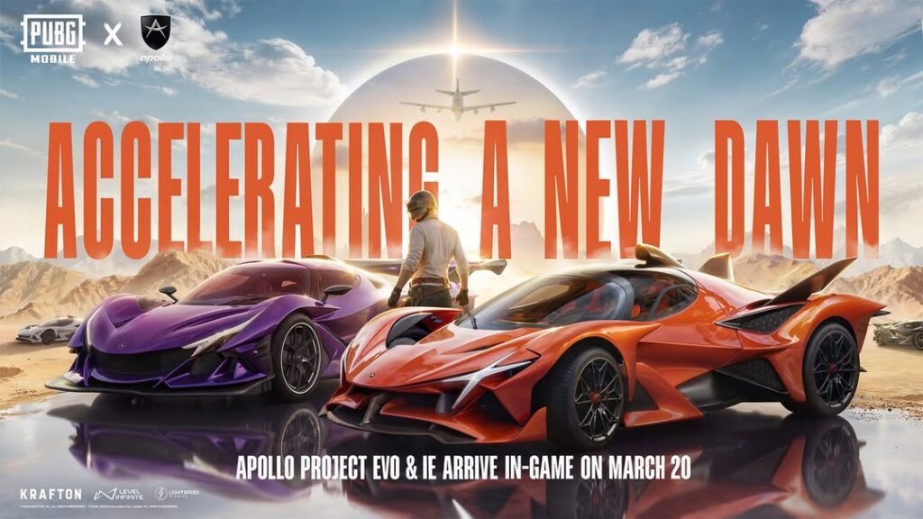 PUBG MOBILE Gandeng Apollo Automobil