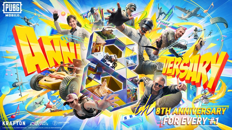 PUBG MOBILE Rayakan Anniversary ke-8